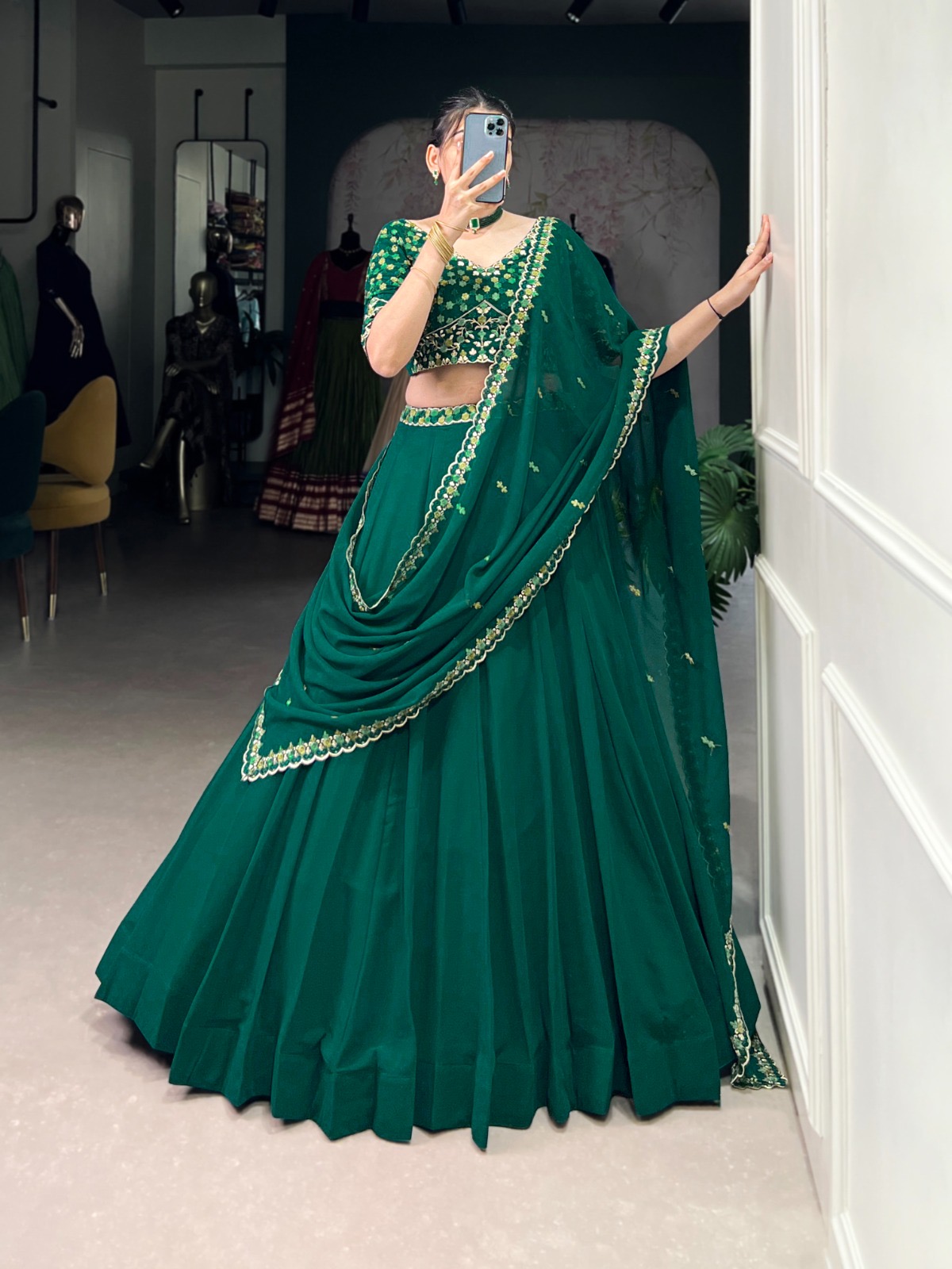 Lehenga Choli Georgette - Image 3