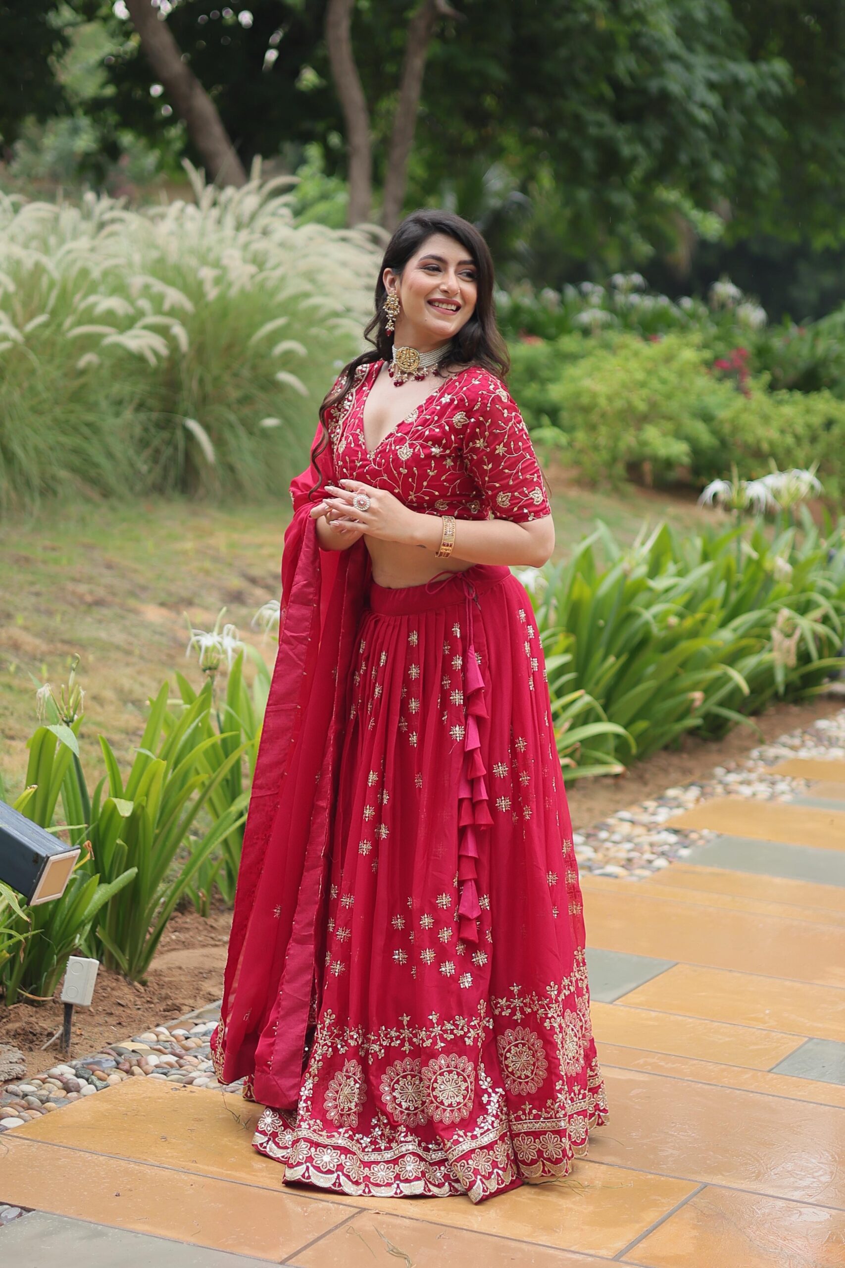 Lehenga Choli Rangoli Silk - Image 5