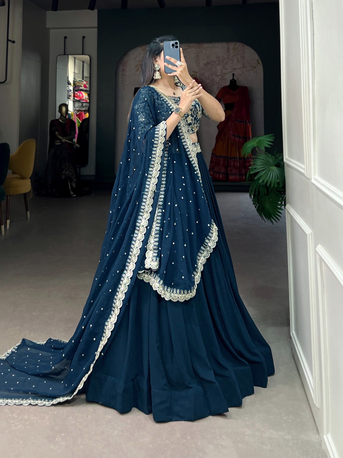 Lehenga Choli Georgette - Image 5
