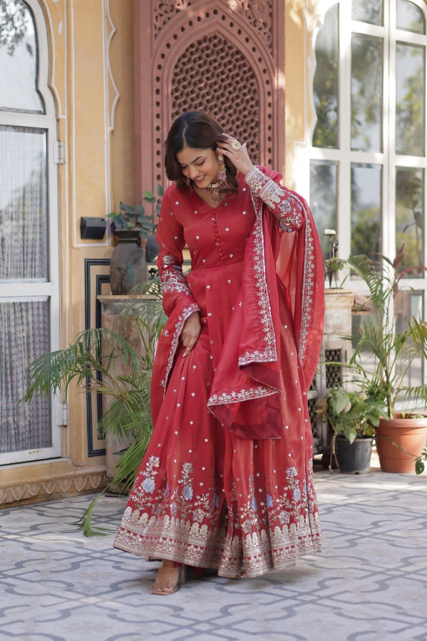 Anarkali Gown Suit - Image 4