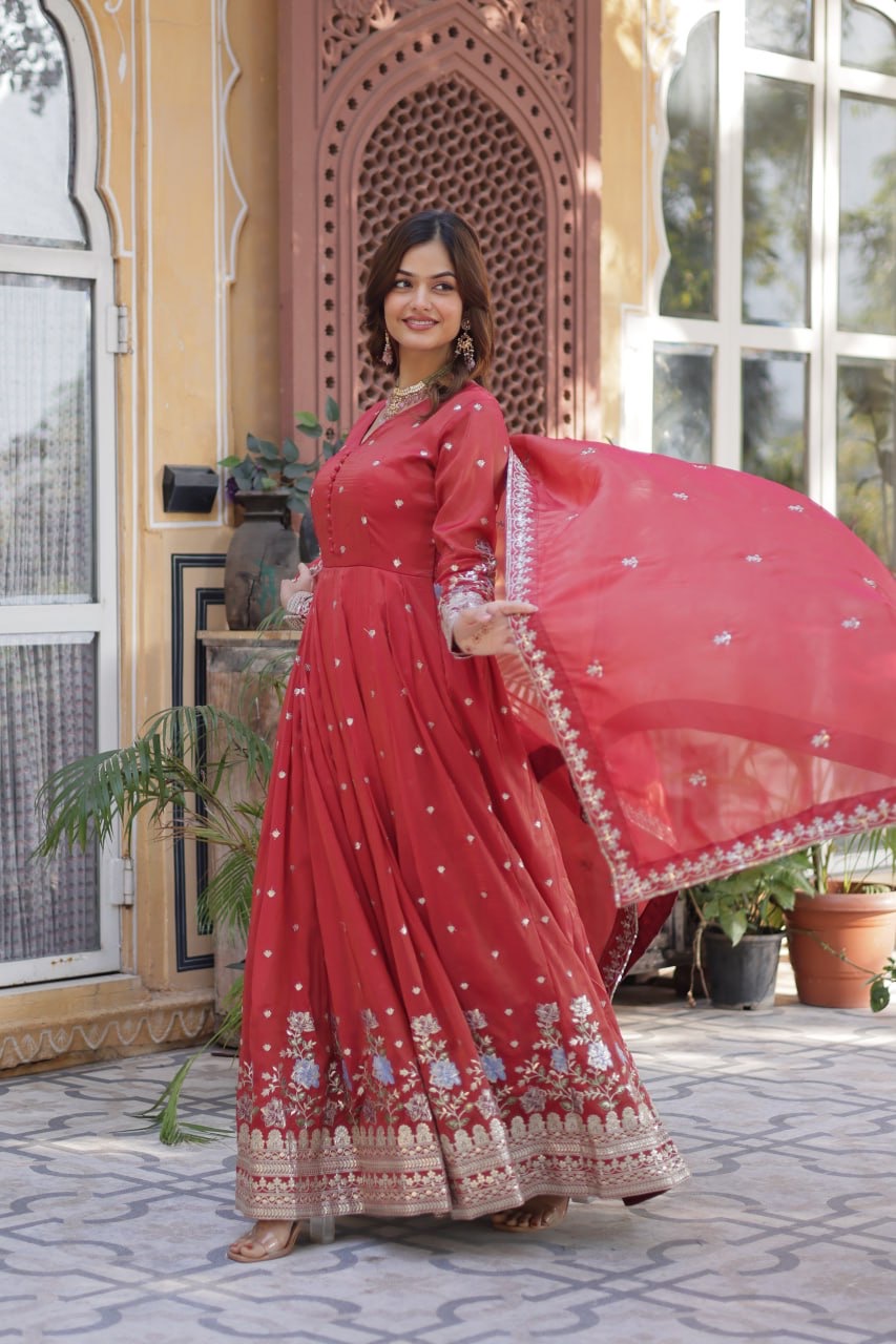 Anarkali Gown Suit - Image 5