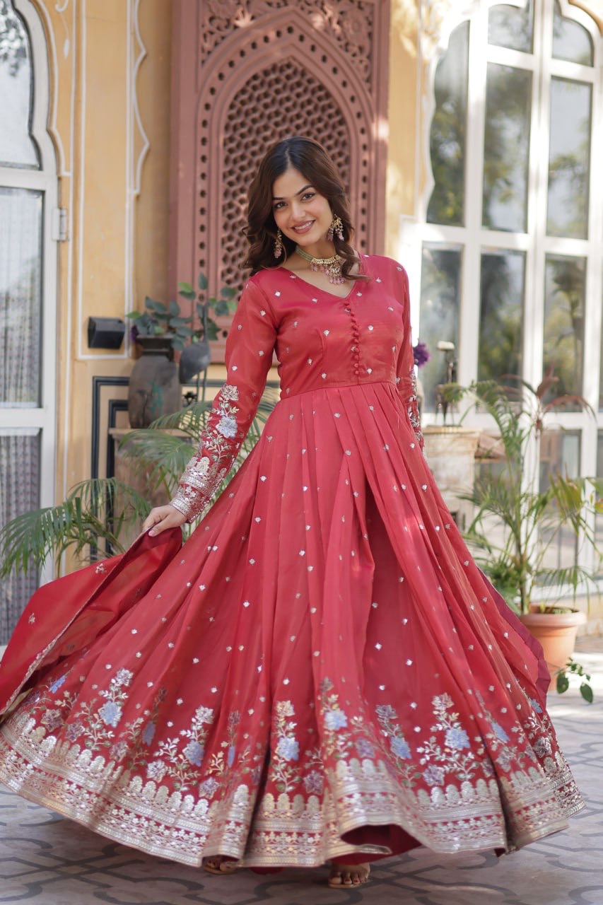Anarkali Gown Suit - Image 6