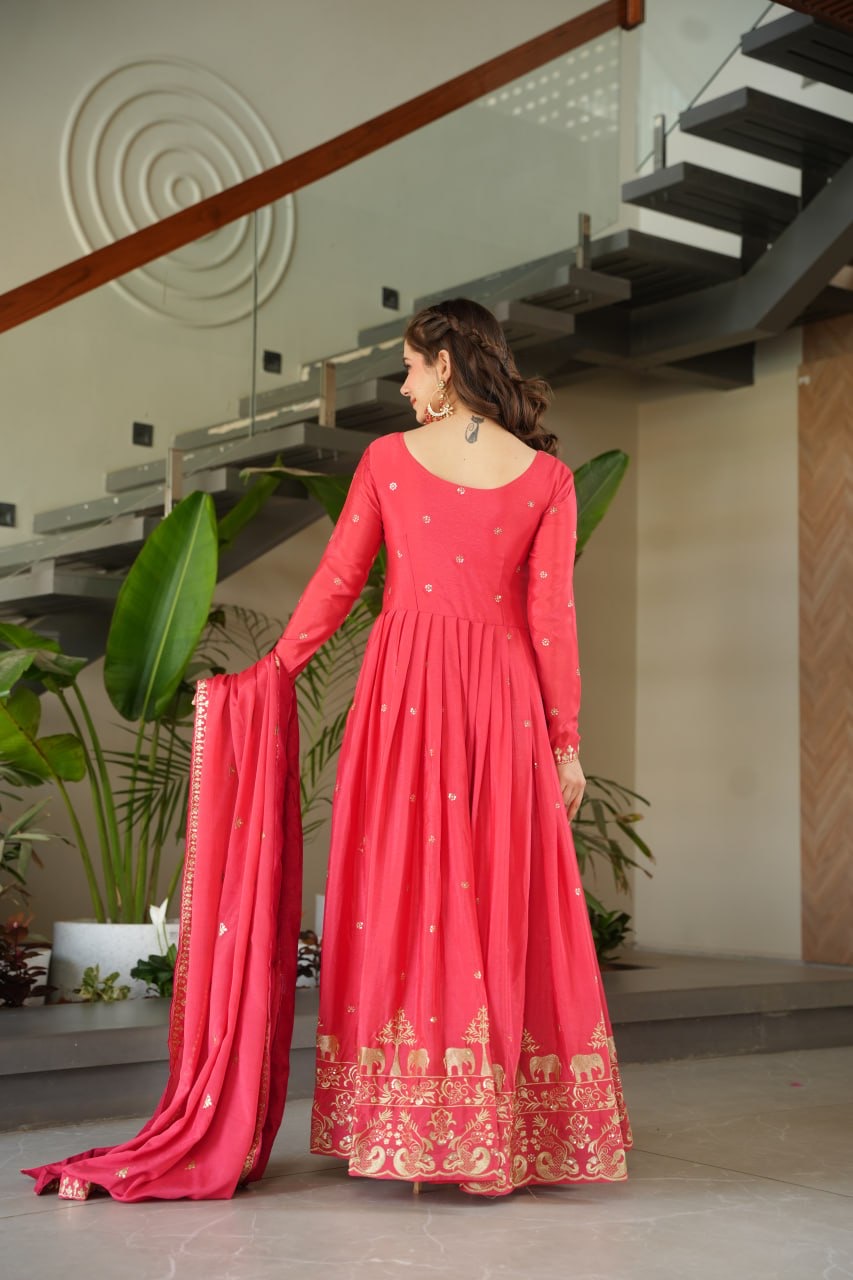 Anarkali Gown Chinnon - Image 6