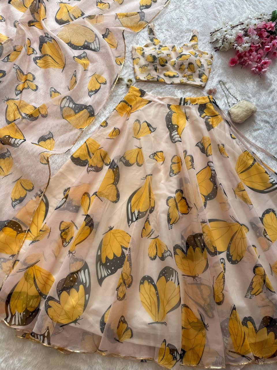 Lehenga Choli Pure Organza Silk - Image 4