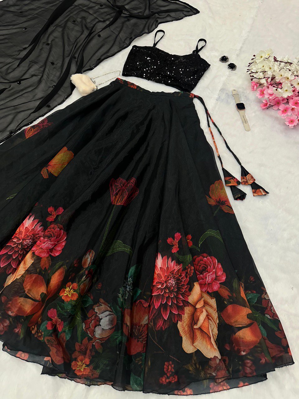 Lehenga Choli Georgette - Image 3