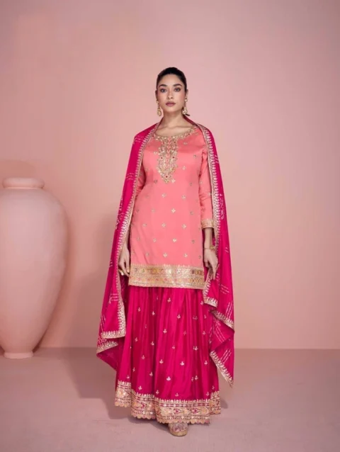 Kurti Plazo Set.