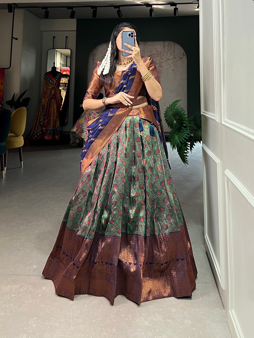 Lehenga Choli Jacquard