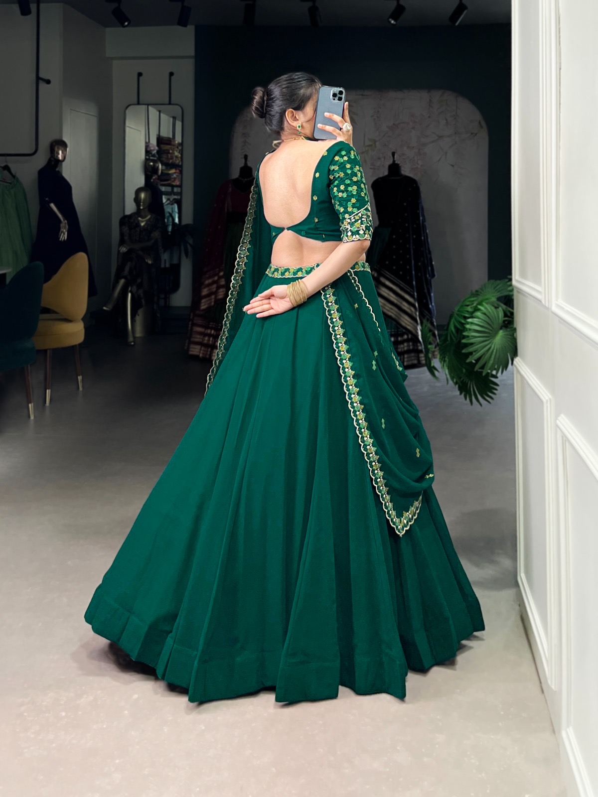 Lehenga Choli Georgette - Image 4