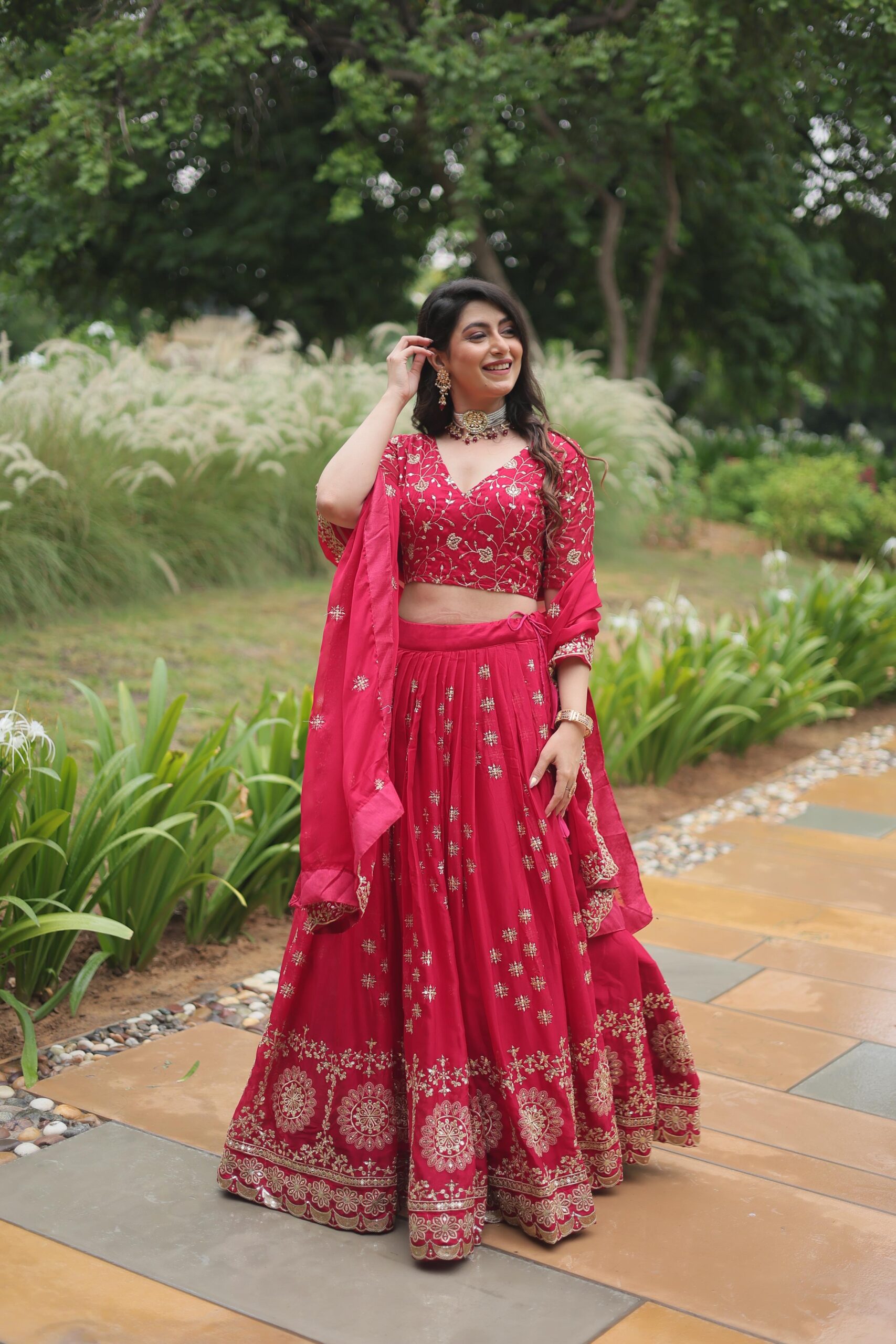 Lehenga Choli Rangoli Silk - Image 2