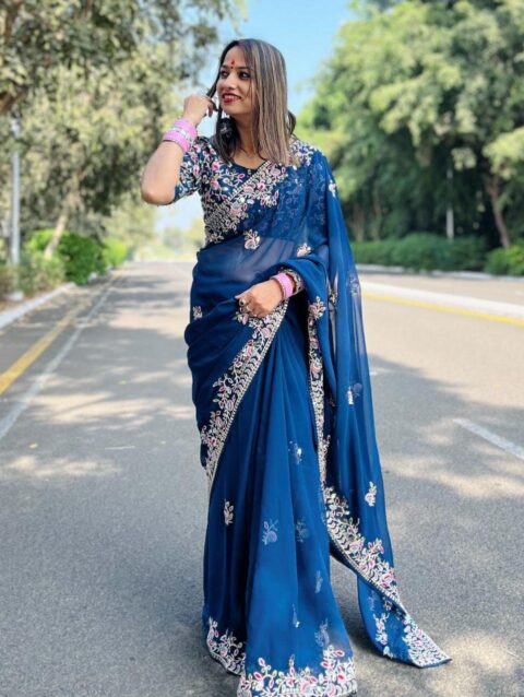 Saree Rangoli Silk
