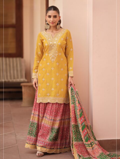 Kurti Plazo Set